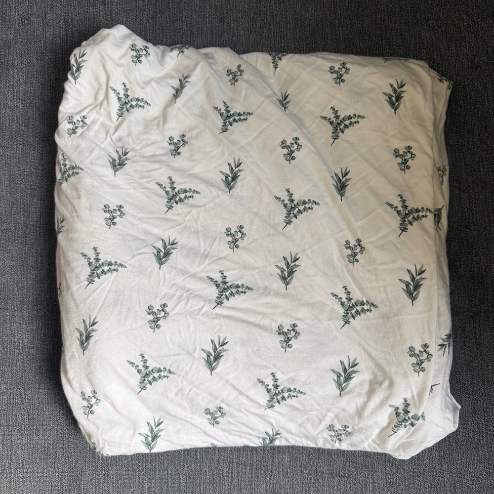 Kyte Baby Twin Sheet in Eucalyptus